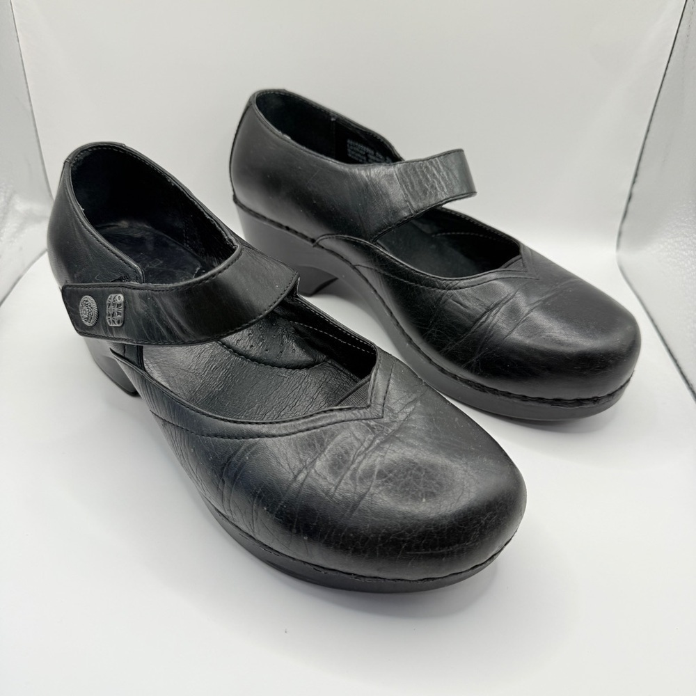Dansko Black Mary Jane Flats - Picture 2 of 8